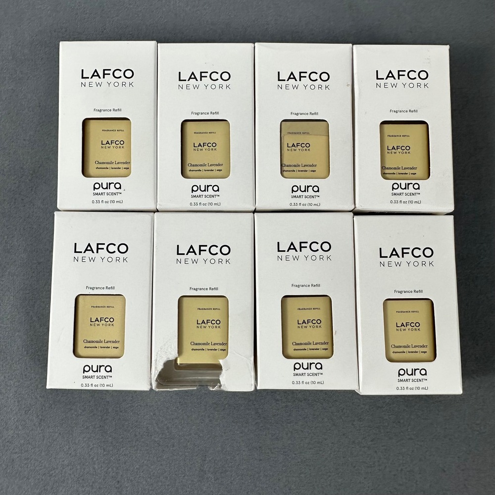 New LAFCO New York Pura Smart Scent Diffuser Oil Refill Chamomile Lavender x8